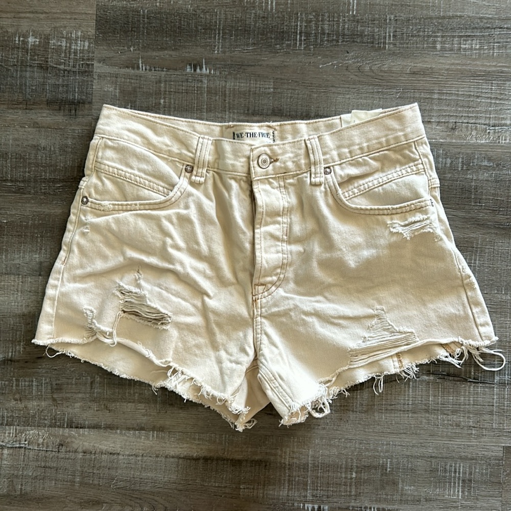 Free People Denim Cutoff Short